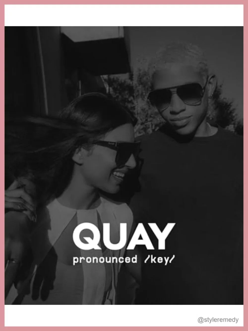 Quay Wide Awake Square Sunglasses Non Polarized Women's